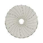 Recording Thermometer, Chart Paper, 24 Hr, 0-250&deg; F, 6 In Dia, 60/Pkg