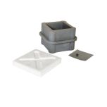 Cube Mold, 150mm,  Plastic, Single