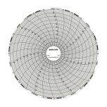 Temperature/Humidity Recorder, Chart Paper, 0° - 100°F, 7 Day 60/PK, 6"