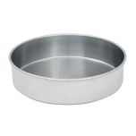 Sieve Pan, 8 Inch Dia, Stainless, Full Height