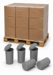 4 X 8 CYLINDER MOLD WITH LID, FORNEY, GREY, 36 Cartons per Pallet