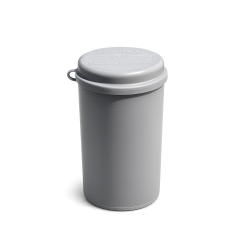 Forney Plastic Cylinder Mold, 4 x 8 - 36 Per Case, with Attached Lid