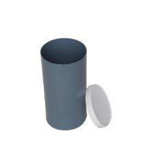 Plastic Cylinder Mold, 4 x 8 in, Plastic - 36 per case, No Lip, with Lid