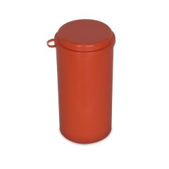 Plastic Cylinder Mold, 4 x 8 - 36 Per Case, with Attached Lid