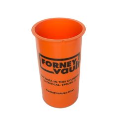 Plastic Cylinder Molds with Lip, 6 x 12 inch with Lip, 24 per case