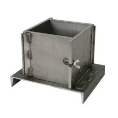 Single Cube Mold, Steel, 6 inch 