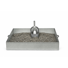 Material Pan, Galvanized, 24 X 24 X 4 Inches (61 X 61 X 10.2 cm)
