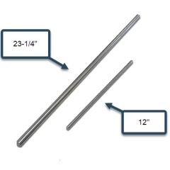 Tamping Rod, 12 x 5/8 Inch (30.5cm x 15.9mm)