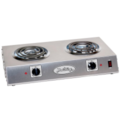 Hot Plate; 2 Burner, 120V /1650W 