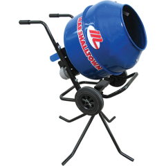 Concrete Mixer, 3 Cu Ft Wheelbarrow Model, 110 V/60 Hz
