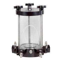 Flexwall Permeability Chamber, 4 In (101.6 mm) , 6 In (152.4 mm) Cap Pedestal, Stainless