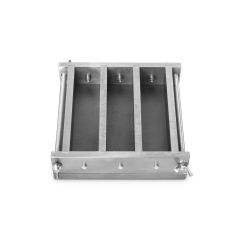 Prism Mold, Metric 3-Gang 40 x 40 x 160mm with Six Inserts