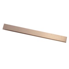 Straightedge, Beveled, Steel, 1 1/4 X 1/8 X 12 Inches