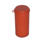 Plastic Cylinder Mold, 4 x 8 - 36 Per Case, with Attached Lid