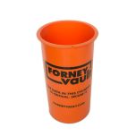 Plastic Cylinder Molds with Lip, 6 x 12 inch with Lip, 24 per case