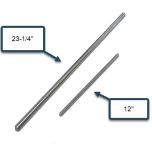 Tamping Rod, 12 x 5/8 Inch (30.5cm x  15.9mm)