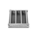 Prism Mold, Metric 3-Gang 40 x 40 x 160mm with Six Inserts
