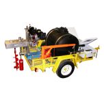 Core Drilling Machine, Mobile, 17 Hp, 16 In Max Bit Dia  (40.6 cm), 24 In Travel (53.3 cm)