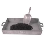 Material Pan, Galvanized, 18 x 18 x 1.5 inches  (45.7x 45.7 x 3.8 cm)