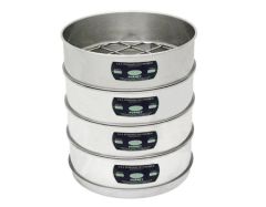 Sieve 12 inch Dia. 3-1/2 Inch Mesh SFSC, Half Height
