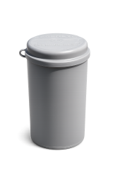 Forney Plastic Cylinder Mold, 4 x 8 - 36 Per Case, with Attached Lid