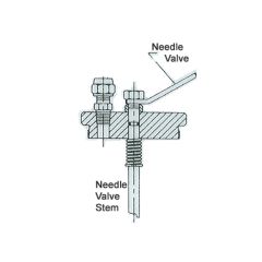 Needle Valve Stem, Stainless Steel