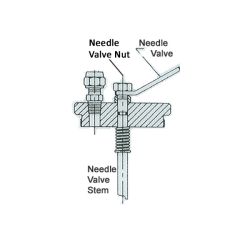 Jam Nut, 5/16" x 1/4" SS