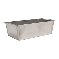 Material Pan for Sample Splitter LA-0451-05,  -06, - 07, 119 x 6 &frac12; x 5&frac14; inches deep, Stainless Steel