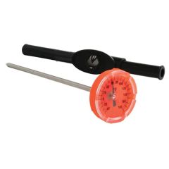 Pocket Thermometer, -40&deg; to +180&deg; F, 1 inch dial, 5 inch stem