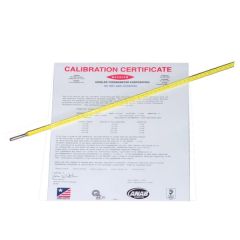 Concrete Thermometer, 30/124&deg;F, .2&deg;F Range, 18 Inch, ASTM E77