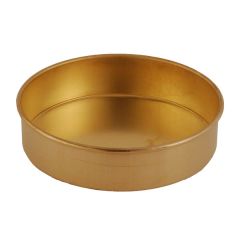 Sieve Pan, 8 Inch Dia, Brass, Full Height