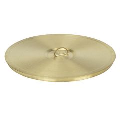 Sieve Cover, 8 Inch Dia, Brass, with Ring