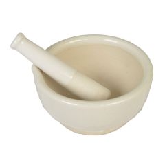 Mortar And  Pestle, 6 3/8 Inch (162 mm) Diameter