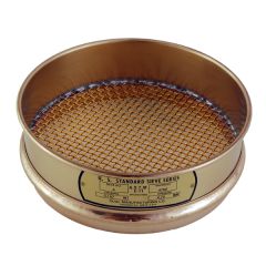 Sieve 12 inch Dia. #120 Mesh BFBC, Half Height