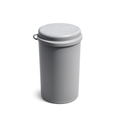 Forney Plastic Cylinder Mold, 4 x 8 - 36 Per Case, with Attached Lid