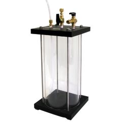 De-Airing Tank, 1.5 Gal, with Fittings and Valves