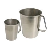 Measure, Stainless, 0.5 Qt. (0.5 L)