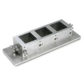 Cube Mold, 50mm 3-Gang, Parallel Arrangement, Stainless