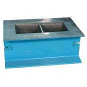 Cube Mold, 100 mm, Two Gang