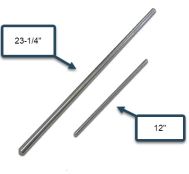 Tamping Rod, 12 x 5/8 Inch (30.5cm x  15.9mm)