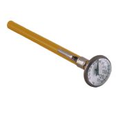 Thermometer, 25° To 125° F, 5 In (12.7 cm) Stem, 1 In Dial