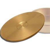 Sieve Cover, 8 inch dia, without ring, brass