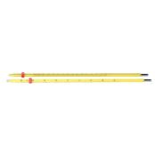 Thermometer, Glass -30/120° F, 1 Degree Div, 12 Inches Long (Mercury)