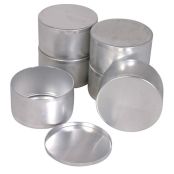 Sample Can, Aluminum, 3 Inch Dia x 1 Inch H - 12/Pkg
