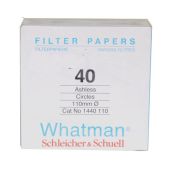Filter Paper, Ashless, 100 Pack